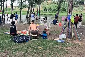 保定近郊一处带孩子玩水捉小鱼避暑的好地方，徐水区瀑河水库边