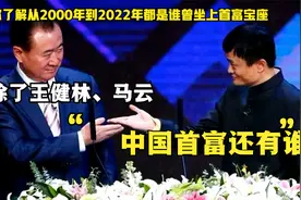 2000年至22年中国历届首富排行榜、除了马云、王健林还有谁？视频封面