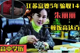 江苏富婆朱丽丽5年骗取14亿，一顿饭高达百万，却只有高中学历视频封面