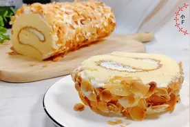 杏仁奶油蛋糕卷，新手也能轻松驾驭的烘焙视频封面