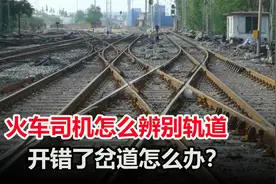 火车司机是怎么辨认轨道的？纵横复杂那么多，不怕开错道吗？视频封面
