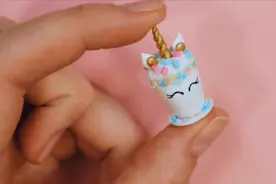 DIY，手工制作迷你的独角兽工艺品，手艺太赞了视频封面