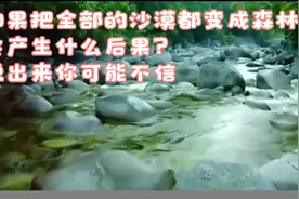 如果把全部的沙漠都变成森林，会产生什么后果？说出来你可能不信视频封面