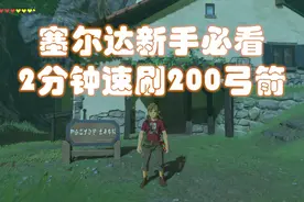 【萌新必看】塞尔达前期弓箭速刷大法，妈妈再也不担心我没弓箭了视频封面