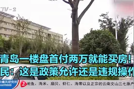 青岛一楼盘首付两万就能买房！市民：这是政策允许还是违规操作？视频封面