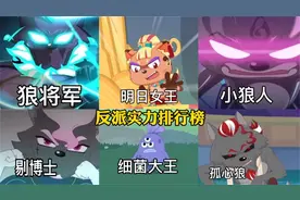 喜羊羊与灰太狼：反派实力排名，其他还不错，我就服小狼人！视频封面