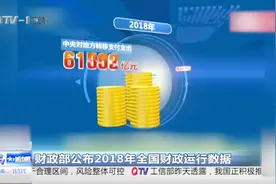 财政部：2018年全国财政收入超18万亿，支出破22万亿视频封面