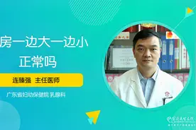 乳房一边大一边小正常吗？视频封面