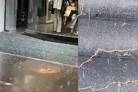 大雨冰雹再降新乡！气象局回应：局地性冰雹不会大范围受灾视频封面