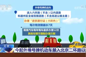 今起外埠号牌机动车禁入北京二环路以内 进京需办理进京证视频封面