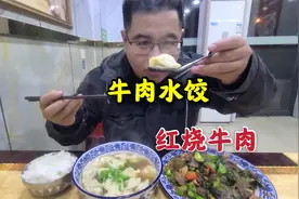 一盘牛肉水饺，一份红烧牛肉，一个人的冬至节视频封面