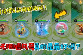 夏侯惇5款皮肤特效手感测评，无限飓风号真的是最好吗？