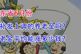山东省6月份能补发上调的养老金吗？养老金平均能涨多少钱？视频封面