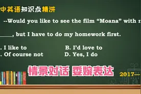I like to 和I'd like to到底区别在哪里？谈谈英语对话委婉表达视频封面