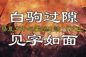 高燃中华史诗！华夏五千年编年史（下篇），白驹过隙见字如面！视频封面