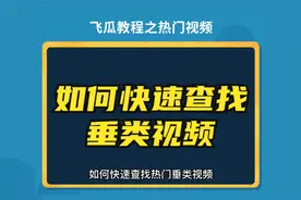 如何查看抖音热门垂类作品数据？飞瓜教程视频封面