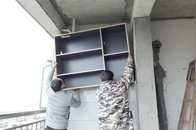 今天给阳台做个洗衣机壁柜，这样设计真不错，好用也方便视频封面