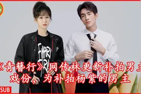 《青簪行》网传林更新补拍男主戏份，为补拍杨紫的男主视频封面