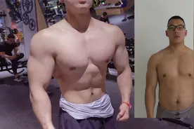 肌肉男一周不健身，身材发生了怎样的变化？视频封面