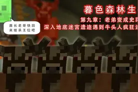 MC我的世界单人生存暮色森林第九章：前往地下迷宫寻找米诺陶