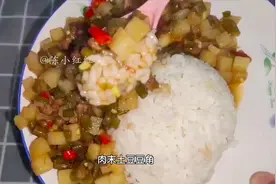 分享一道好吃又简单的肉末土豆豆角，配上米饭吃超级的下饭