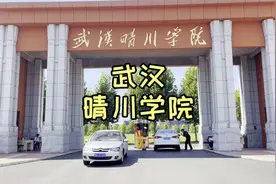 武汉晴川学院启用新校门，背靠龙泉山，学校的生态环境相当好视频封面