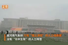 气象部门回应河南人工增雨雪：共同作用 品质一样视频封面