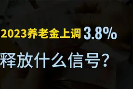 2023年退休人员基本养老金上调3.8%，释放什么信号？视频封面