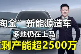 国产车崛起代价？2500万的新能源汽车的产能过剩视频封面