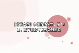【北京大学】中国当代文学：三个崛起与对现实的回答【转载】视频封面