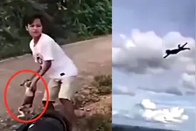真实怒了！印尼小伙为“吸粉”将猫抛至半空落下，现场画面揪心视频封面