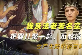 埃及法老著名实验：把婴儿聚一起，不教说话，会产生新的语言吗？视频封面