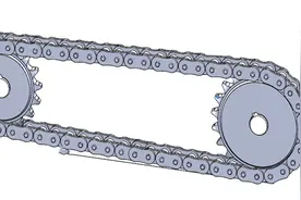 SolidWorks链轮链条使用装配进行仿真运动