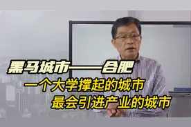 一个大学撑起的城市，最会引进产业的城市，黑马城市——合肥视频封面