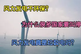 风力发电不环保？为什么很多国家要叫停，风力发电真是垃圾电吗？视频封面