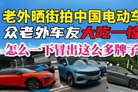 老外晒街拍中国电动车，车友大吃一惊：怎么一下冒出这么多牌子？视频封面