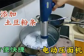 做无添加剂土豆粉，测试新入手压面机功能和操作流程，结果如何？视频封面
