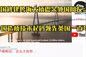 中国修建跨海大桥震呆外国网友：中国造桥技术起码领先英国一百年视频封面