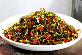 潘哥教你做腌海带丝，难怪饭店的那么好吃，诀窍在这里，一学就会