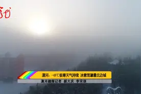 【龙江最美飘雪时】漠河出现零下48度极寒天气 冰雾笼罩全城视频封面