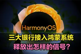 三大银行接入华为鸿蒙系统，释放了怎样的信号？制裁宣告破产？视频封面
