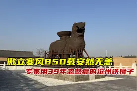 傲立寒风850载安然无恙，专家仅用39年便忽悠瘸的沧州铁狮子！