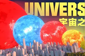把宇宙进行可视化对比：如果把地球直径缩小为1厘米的话……视频封面