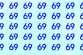 公务员眼力测试，数字69当中混入3个叛徒96，5秒找到算你牛