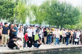 2000万游客涌入杭州，国庆节西湖人山人海 ，大型立体花坛成网红
