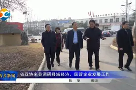 省政协来县调研县域经济、民营企业发展工作视频封面
