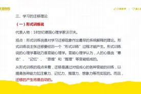 《教育心理学·学习迁移》—正蒙教师编网课分享视频封面