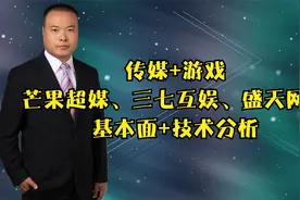 传媒+游戏：芒果超媒、三七互娱、盛天网络，基本面+技术分析视频封面
