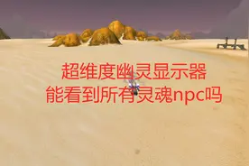 魔兽世界怀旧服冷知识，超维度幽灵显示器能看到所有灵魂npc吗？视频封面