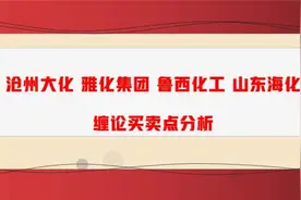 沧州大化 雅化集团 鲁西化工 山东海化  缠论买卖点分析视频封面